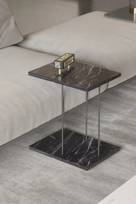 Wheeled Side Table Rectangle Wheeled Side Table Rectangle