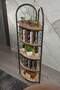Bohemian Corner Bookcase with 5 Shelves