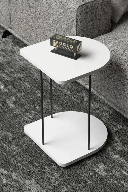 Wheeled Side Table Oval Wheeled Side Table Oval