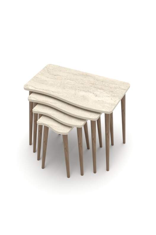 Zigon Coffee Table Wooden 4 Piece Square Zigon Coffee Table Wooden 4 Piece Square