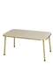 Gold Metal Centre Coffee Table Square