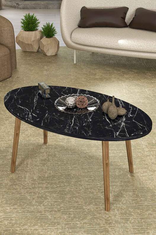 Ellipse Wooden Zigon Centre Coffee Table Set Ellipse Wooden Zigon Centre Coffee Table Set