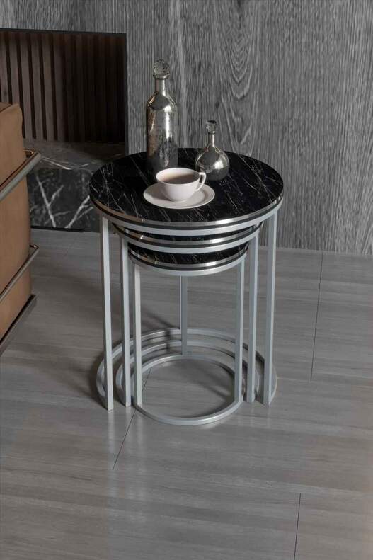 Zigon Coffee Table Silver C Lux