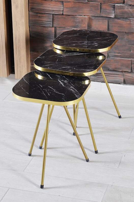 Square Gold Bendir Zigon Coffee Table Square Gold Bendir Zigon Coffee Table