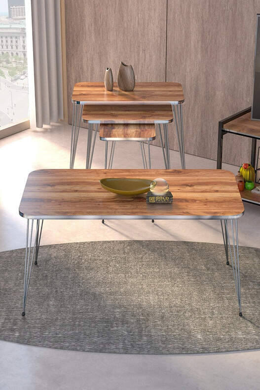Square Silver Wire Coffee Table Set Square Silver Wire Coffee Table Set