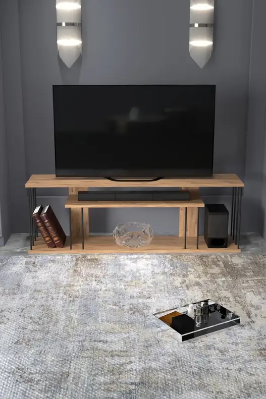 Tv Sehpası Raflı 140cm Gzd Plus Tv Sehpası Raflı 140cm Gzd Plus