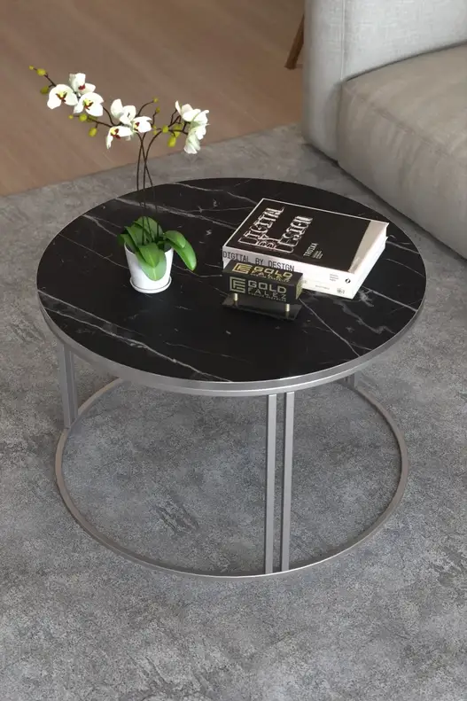 Middle Coffee Table Single Silver Luxury Special Middle Coffee Table Single Silver Luxury Special