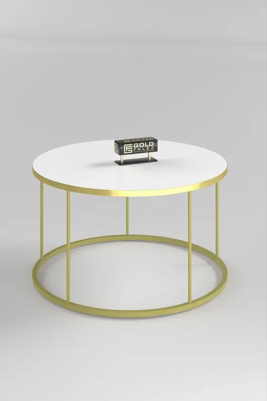 Coffee Table and Zigon Coffee Table Terra Set Gold Coffee Table and Zigon Coffee Table Terra Set Gold