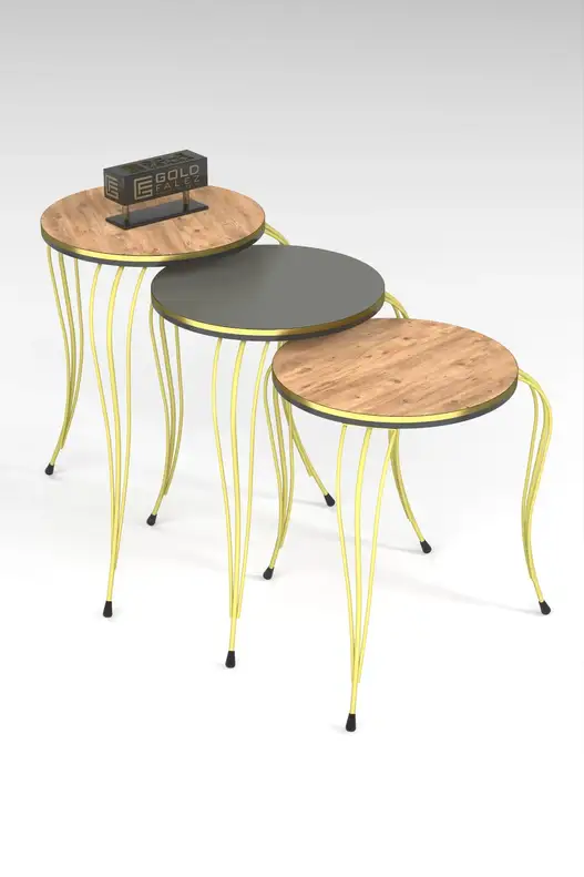 Zigon Coffee Table Luxury Double Gold Zigon Coffee Table Luxury Double Gold