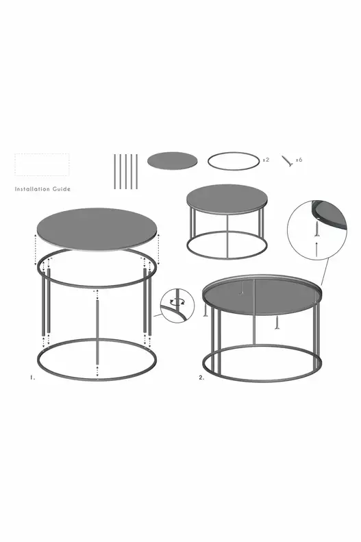 Middle Coffee Table Single Silver Luxury Special Middle Coffee Table Single Silver Luxury Special