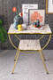 Double Strip Metal Side Table Bedside Table