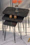 Black Wire Square Zigon Coffee Table