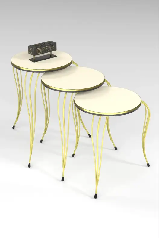 Zigon Coffee Table Luxury Double Gold Zigon Coffee Table Luxury Double Gold