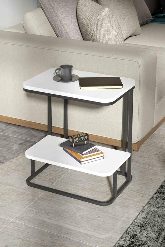 2-Tier Sofa Table Side Table