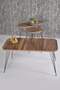 Black Wire Coffee Table Set Ellipse