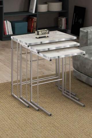 Solo Silver Zigon Coffee Table