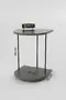 Wheeled Side Table Oval