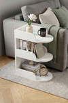 Modern 3 Katlı Kitaplıklı Yan Sehpa - 3