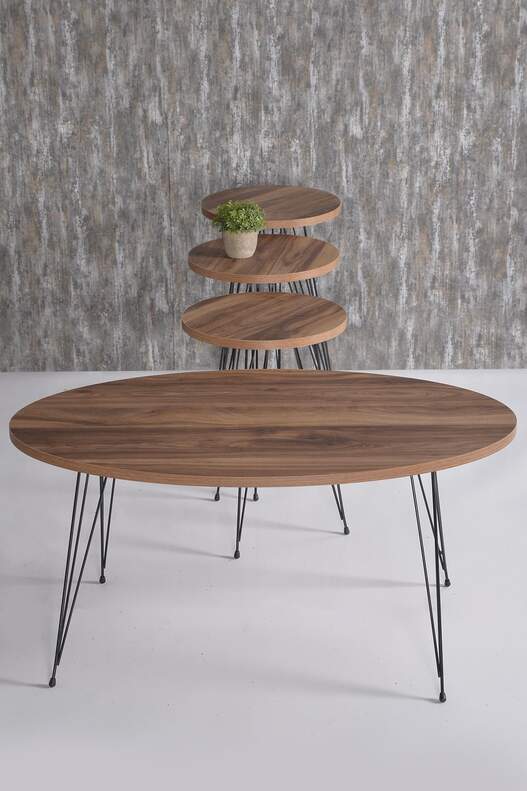 Black Wire Coffee Table Set Ellipse Black Wire Coffee Table Set Ellipse