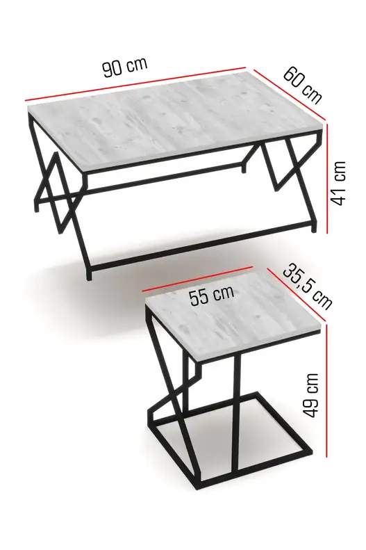 V Lux 5 Piece Center and Zigon Coffee Table Set V Lux 5 Piece Center and Zigon Coffee Table Set