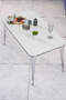 Square Silver Wire Coffee Table Set