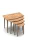 Elya Wooden 4 Piece Zigon Coffee Table