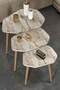 Trio 3 Wooden Zigon Coffee Table