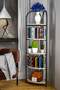 Bohemian Corner Bookcase with 5 Shelves