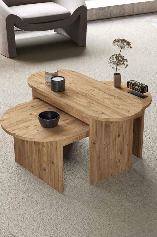 Setro 2 Piece Middle Coffee Table Setro 2 Piece Middle Coffee Table