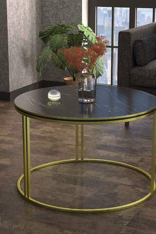 Middle Coffee Table Single Double Gold Luxury Special