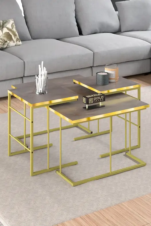 Solo Centre Coffee Table Zigon Coffee Table Gold Set Solo Centre Coffee Table Zigon Coffee Table Gold Set