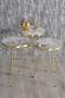 Gold Wire Zigon Coffee Table