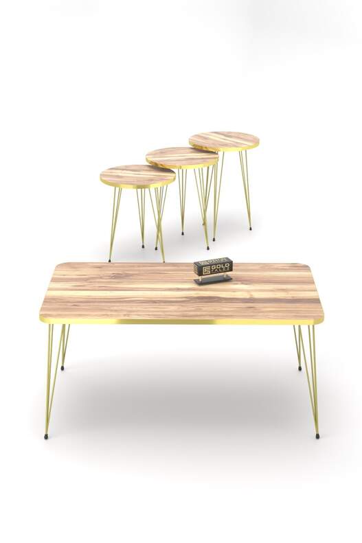 Gold Wire Zigon Coffee Table Set Square Gold Wire Zigon Coffee Table Set Square