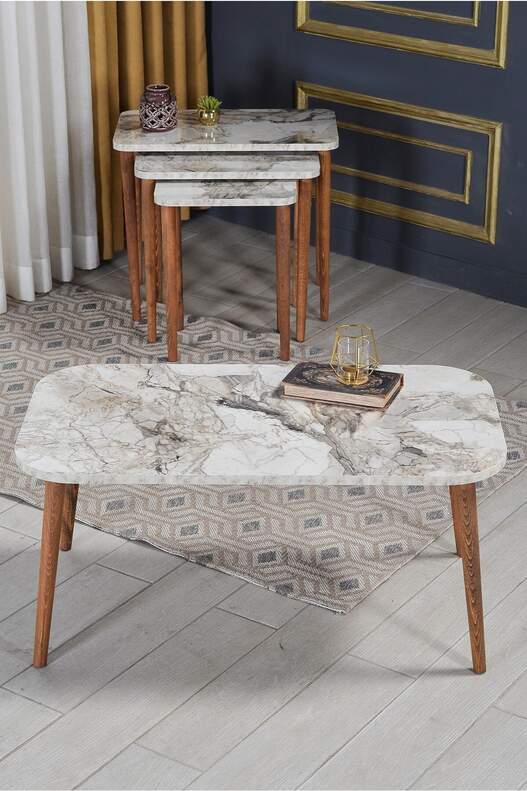 Wooden Square Coffee Table Set Wooden Square Coffee Table Set