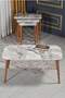 Wooden Square Coffee Table Set