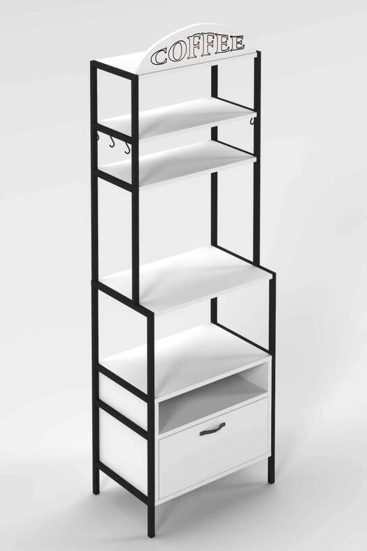 Multipurpose Coffee and Kitchen Shelf Multipurpose Coffee and Kitchen Shelf