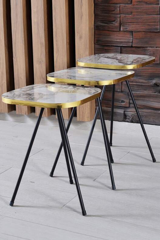 Black Metal Square Gold Zigon Coffee Table Black Metal Square Gold Zigon Coffee Table