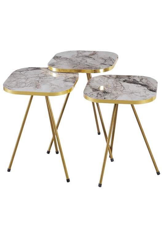 Gold Zigon Centre Coffee Table Set 3200 Gold Zigon Centre Coffee Table Set 3200