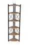 6 Shelves Flower Bookcase