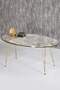 Gold Wire Double Gold Coffee Table Set Ellipse
