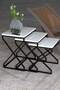 V Lux 3 Piece Zigon Coffee Table