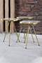 Square Gold Bendir Zigon Coffee Table