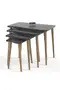 Zigon Coffee Table Wooden 4 Piece Square