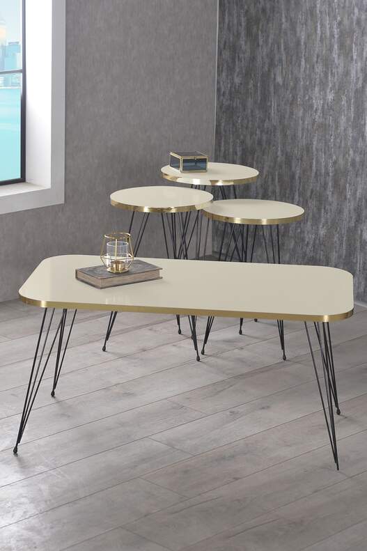 Black Wire Gold Coffee Table Set Square Black Wire Gold Coffee Table Set Square