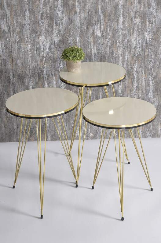 Gold Wire Double Gold Zigon Coffee Table Gold Wire Double Gold Zigon Coffee Table