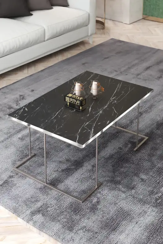 Solo Centre Coffee Table Silver Solo Centre Coffee Table Silver