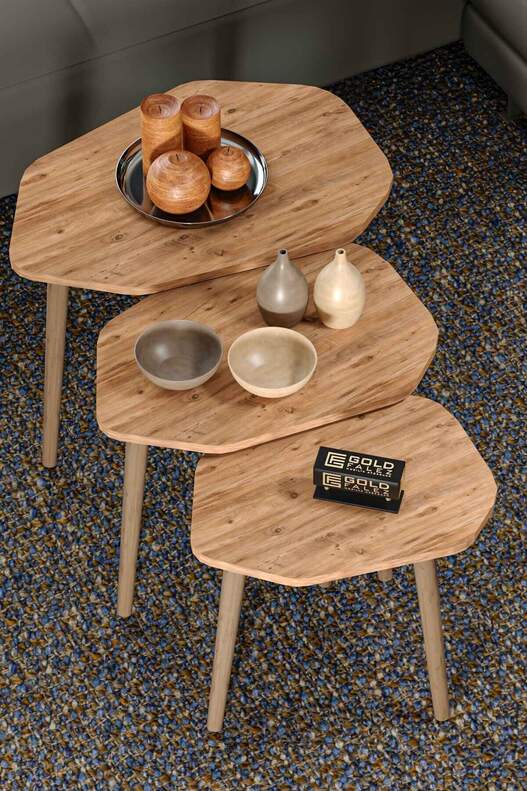 Trio 3 Wooden Zigon Coffee Table Trio 3 Wooden Zigon Coffee Table