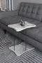 Side Table with Wheels