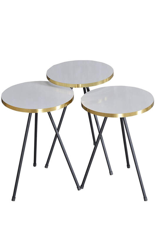 Black Metal Gold Zigon Coffee Table Black Metal Gold Zigon Coffee Table