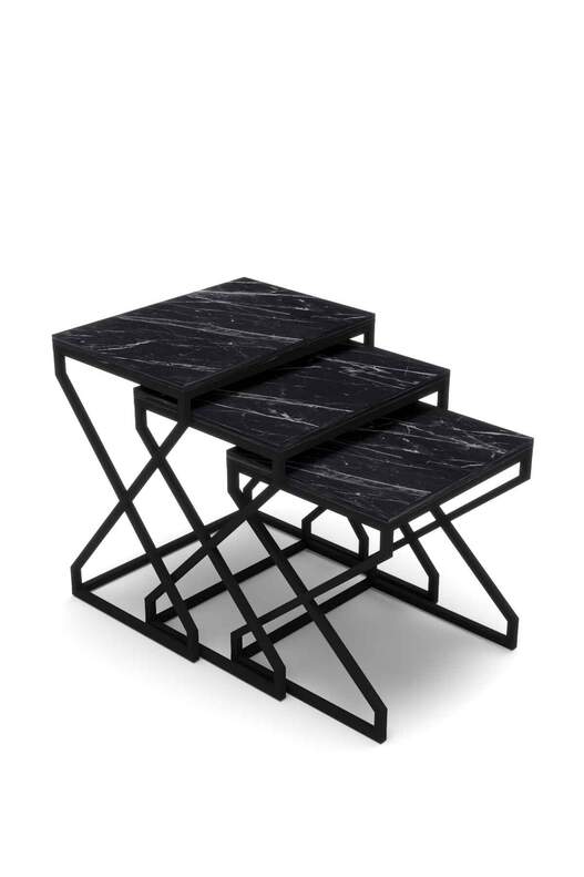 V Lux 3 Piece Zigon Coffee Table V Lux 3 Piece Zigon Coffee Table